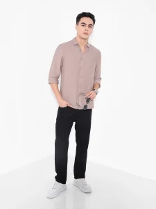 WROGN Men Slim Mid Rise Grey Jeans