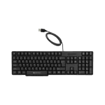 ZEBRONICS Zeb-K20 Zeb-K65 Wired USB Standard Desktop Keyboard with UV Coated Keys for Desktop, Laptop and Mac - Black